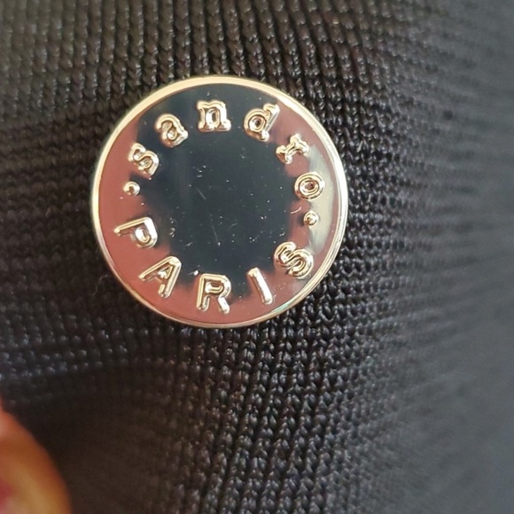 Sandro Paris Wallace Dress in Black size 42 EU or 12/14. - Picture 4 of 8